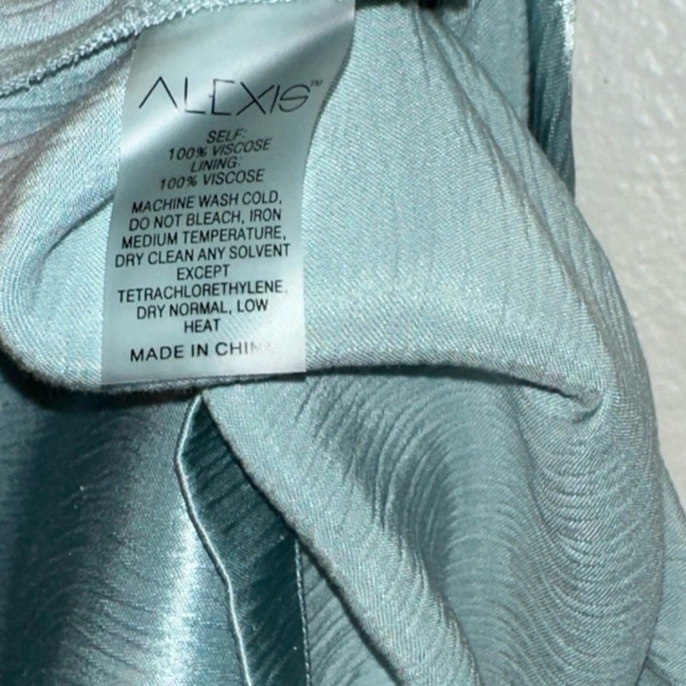 ALEXIS "ORLAN" TOP & "MAKIKO" PAJAMA INSPIRED LOUNGE OUTFIT IN MINT S - Picture 5 of 12